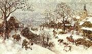 Lucas Van Valkenborch Winter oil painting